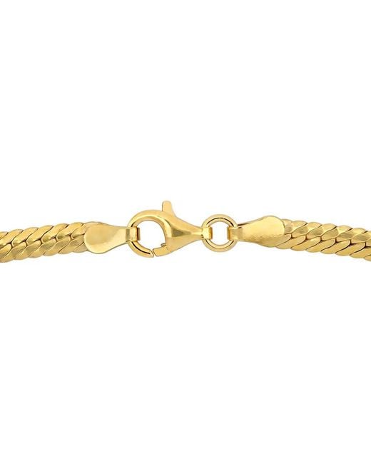 Amour Metallic 3Mm Herringbone Bracelet
