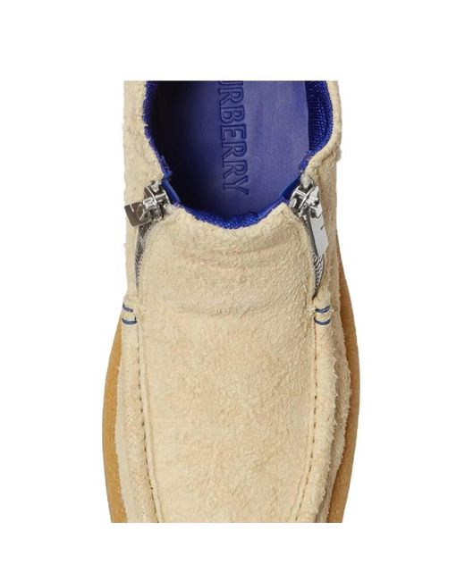 Burberry Natural Calf Suede Chance Boots, Brand Size 42.5 Us for men