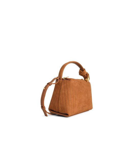 J.W. Anderson Brown J.W. Anderson Small Corner Caramel Suede Bag
