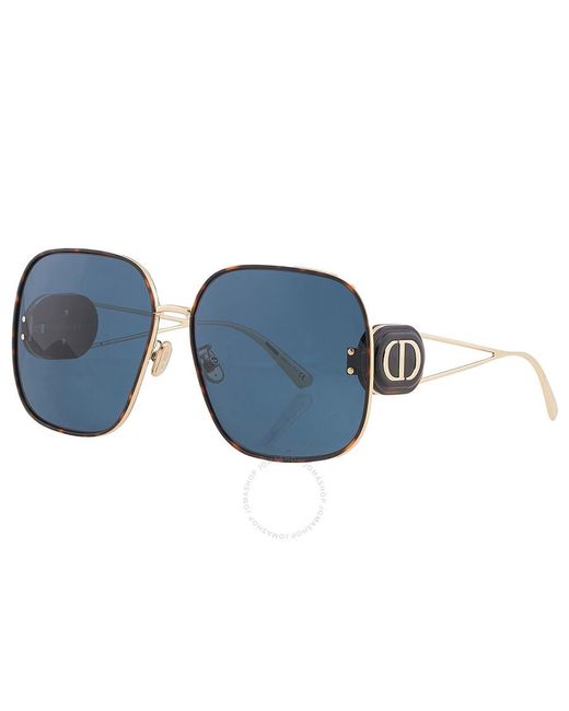 Dior Bobby Blue Square Sunglasses Cd40050u 10v 64