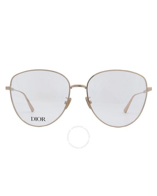 Dior Gray Demo Oval Eyeglasses Cd50031u 029 58