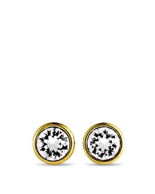 Swarovski Metallic Harley-Plated And Crystal Pierced Earrings Set