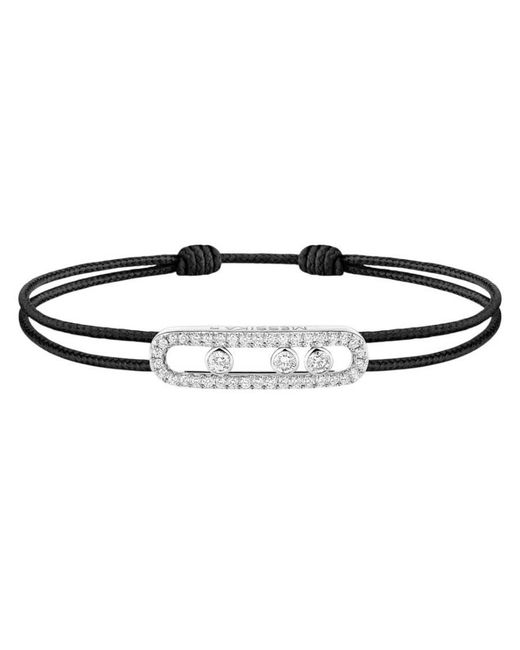 Messika Black Care(S) Diamond Cord Bracelet