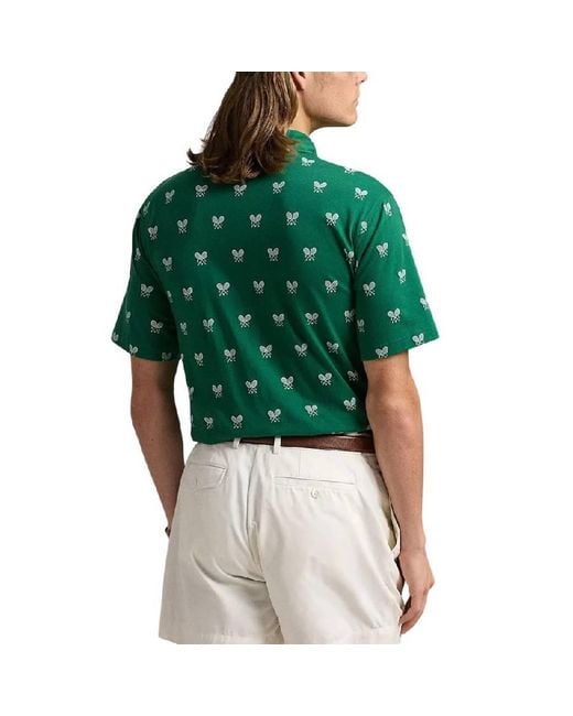 Polo Ralph Lauren Green Short Sleeve Polo Shirt for men