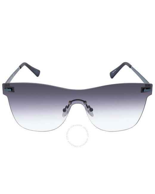 Guess Factory Blue Gradient Shield Sunglasses Gf0186 91w 00 for men