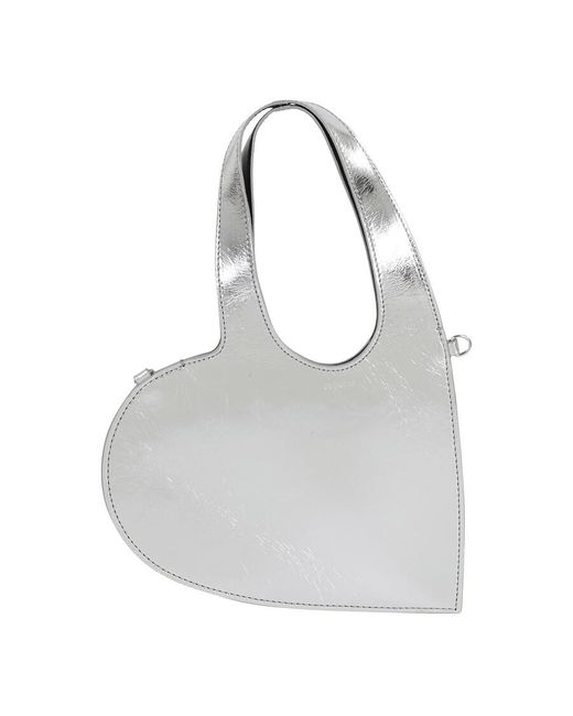 Coperni Gray Mini Heart Tote