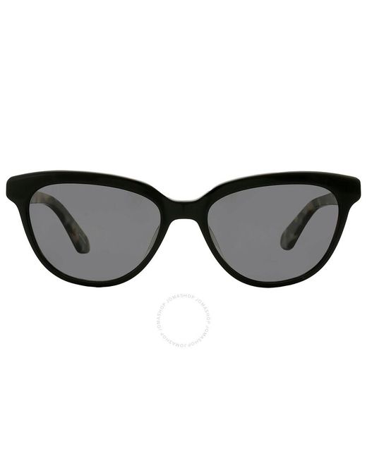 Kate Spade Black Polarized Grey Cat Eye Sunglasses Cayenne/s 0807/m9 54