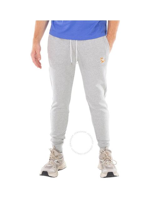 Maison Kitsuné Blue Chillax Fox Patch Classic Jog Pant for men