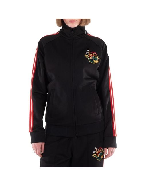 KENZO Black Dragon Print Long Sleeve Sweater