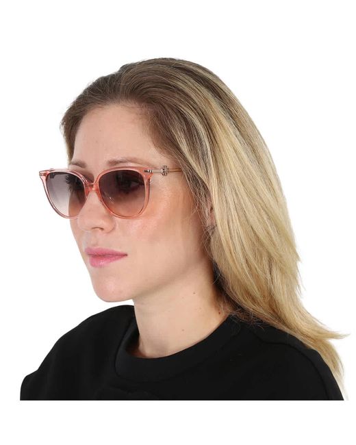 Kate Spade Gray Grey Shaded Pink Cat Eye Sunglasses Kristina/g/s 035j/ff 54