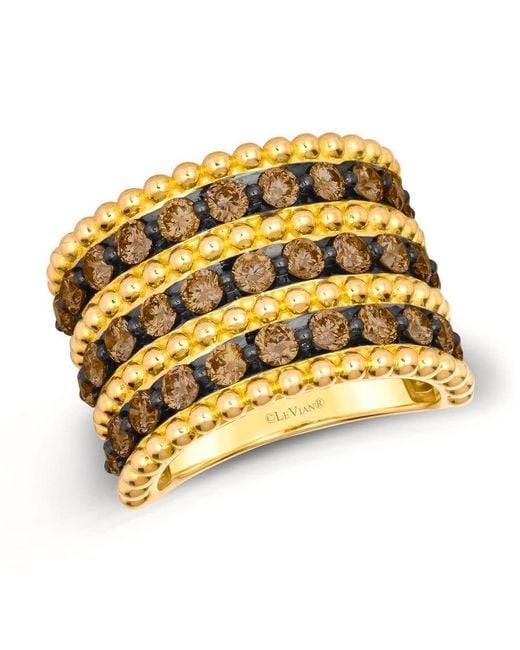 Le Vian Metallic Ladies Chocolate Diamonds Rings Set