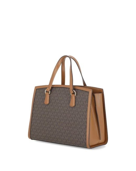 Michael Kors Brown All-Over Logo Print Tote Bag for men