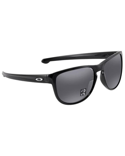 Oakley Black Sliver Round Irdium Polarized Sunglasses Sunglasses  934216 57 for men