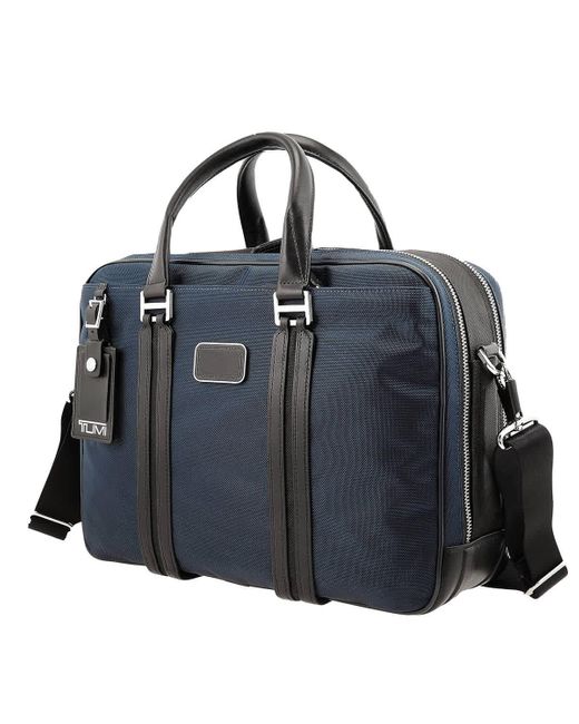 Tumi Jarvis Laptop Briefcase in Blue | Lyst