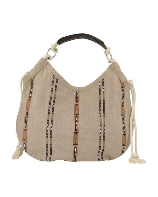 Isabel Marant Natural Byron Shoulder Bag
