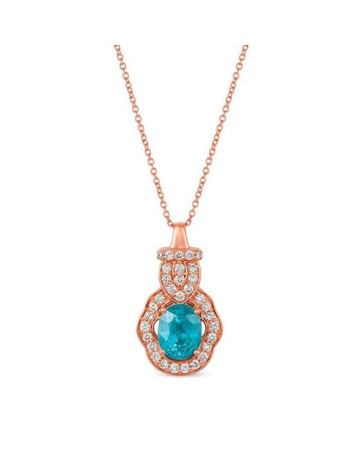 Le Vian Blueberry Zircon Necklaces Set for men