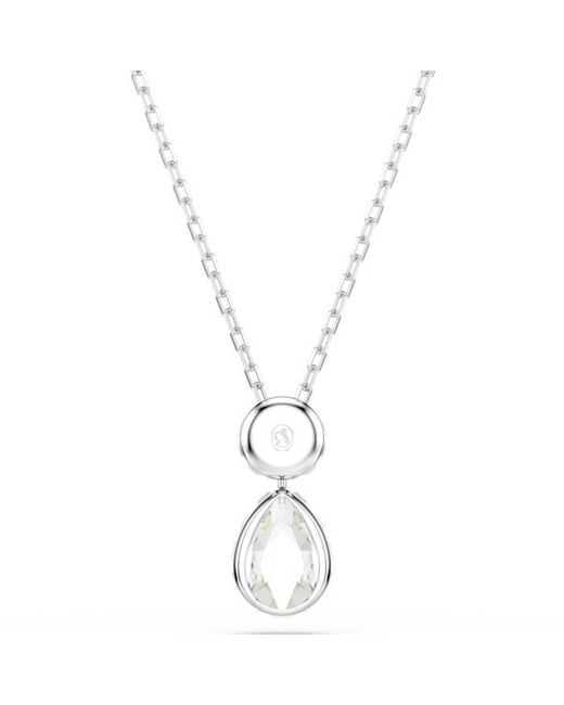 Swarovski Metallic Chroma Reversible Pendant Necklace