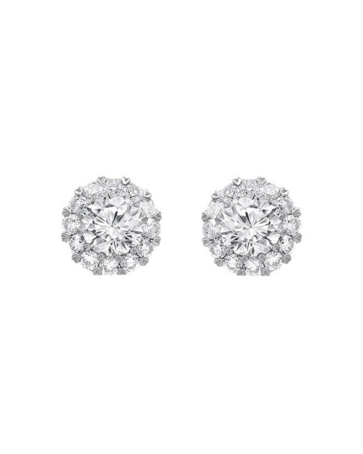Brilliant Diamond Metallic 14Kt 1.00 Carat Lab Grown Diamond Stud Earrings For for men