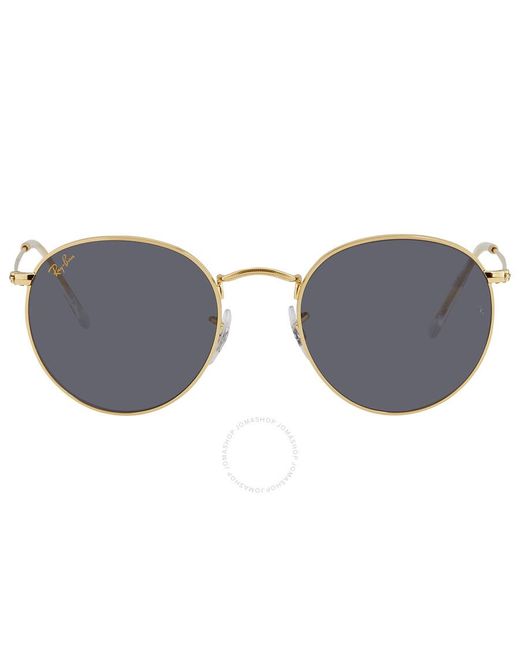 Ray-Ban Multicolor Round Metal Blue Sunglasses for men