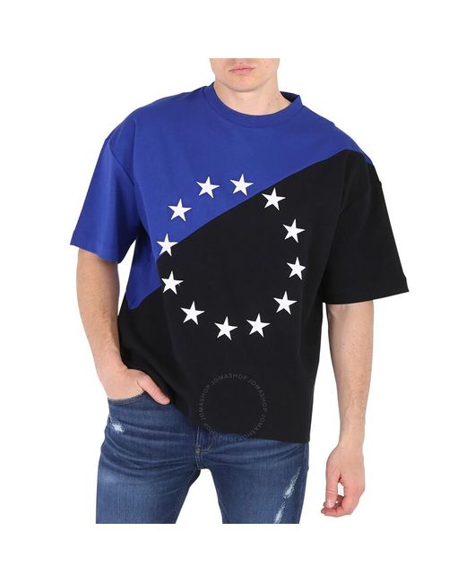 Etudes Studio Black Colorblock Europa Spirit T-shirt for men