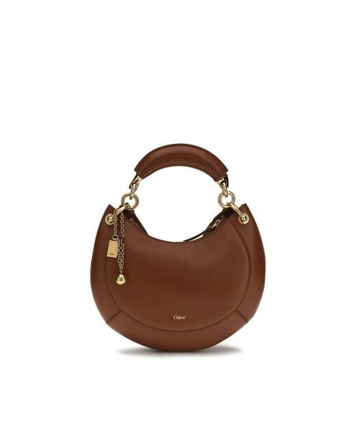 Chloé Brown Chlo Marcie Shoulder Bag