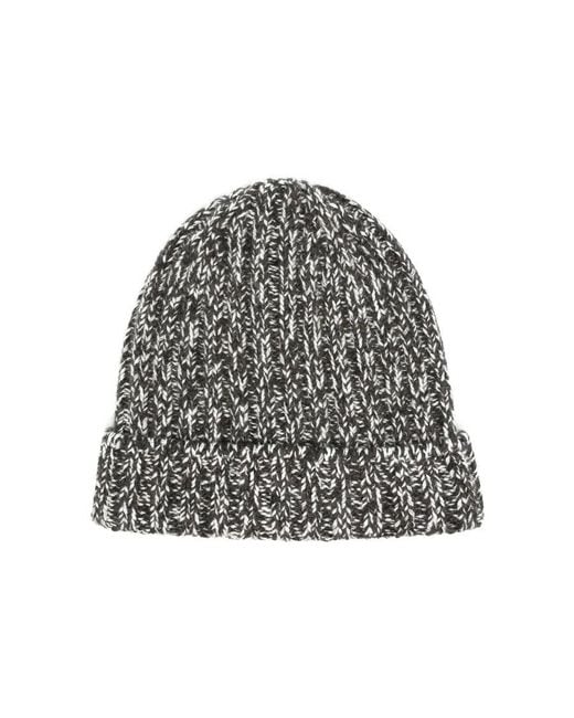 Brunello Cucinelli Gray Two-Tone Cashmere Knit Beanie for men