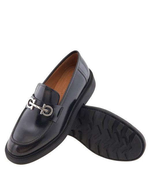Ferragamo Black Footwear 021141 758380 for men