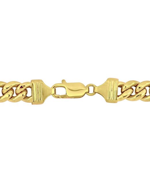 Amour Metallic 8.8mm Curb Link Chain Necklace