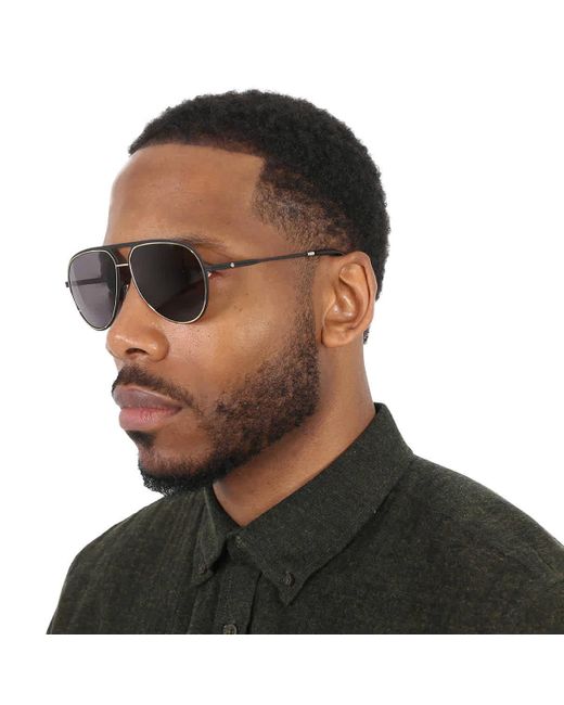 Dior Gray Smoke Pilot Sunglasses Essential A2u I2a0 60 for men
