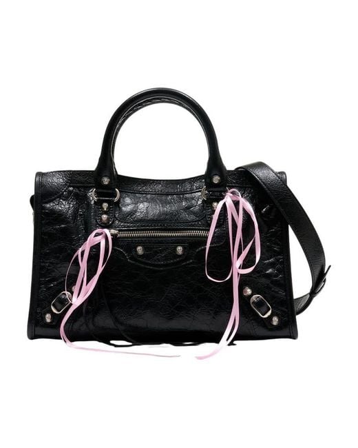 Balenciaga Black Le City Top Handle Bag