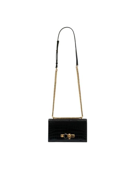 McQueen Black Crossbody Bag