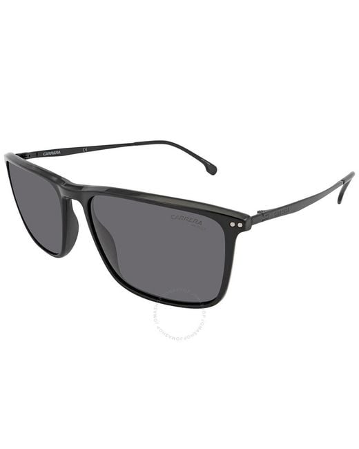 Carrera Gray Grey Square Sunglasses 8049/s 0807/ir 58 for men