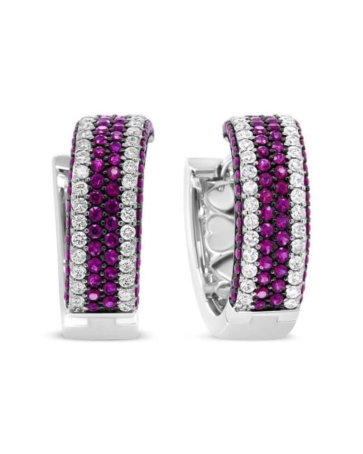 Haus of Brilliance Purple 18k White Gold 1 7/8 Cttw Diamond