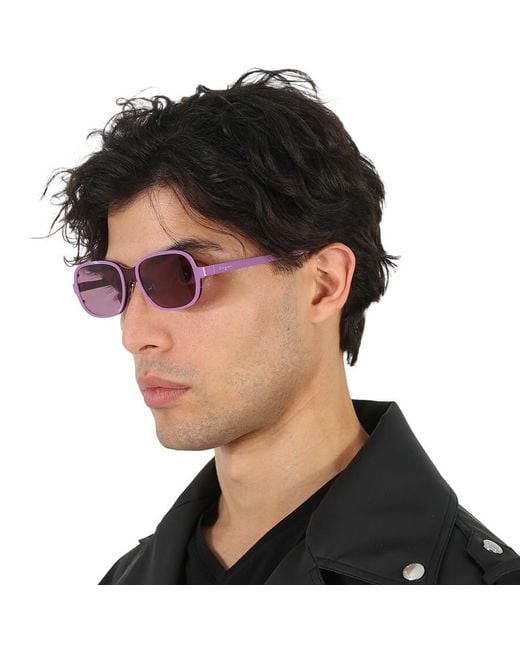 Ferragamo Purple Oval Sunglasses Sf289s 532 54