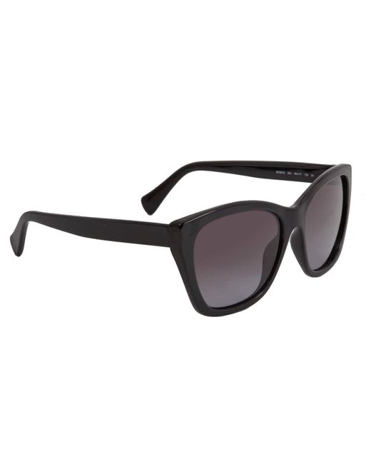 Ferragamo Gray Grey Gradient Cat Eye Sunglasses Sf957s 001 56