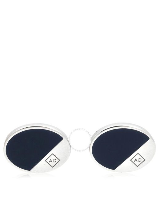 Dunhill Blue Ad Hallmark Lacquer Cufflinks for men