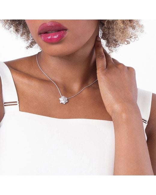 Swarovski Metallic Idyllia E Pendant Pendant Rhodium Shiny