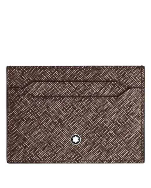 Montblanc Metallic Sartorial 5Cc Leather Card Holder for men