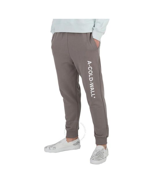 A_COLD_WALL* Gray Mid Essential Logo Sweatpants for men