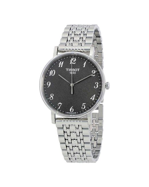 Tissot Metallic T-classic Everytime Rhodium Dial Unisex Watch T1094101107200
