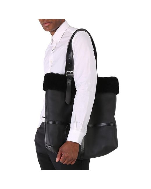 Hermès Black Etriviere Shopping Aviateur Bag for men