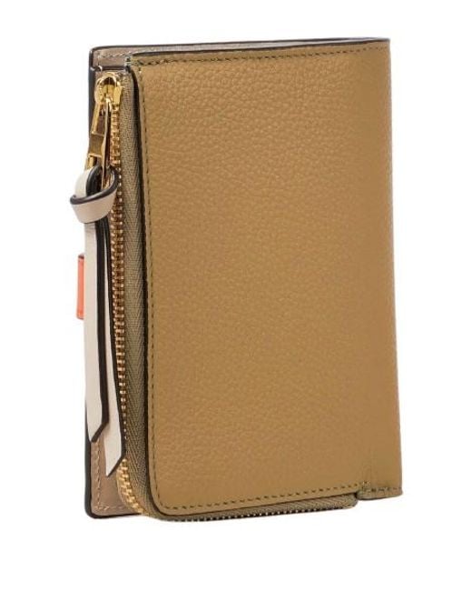Loewe Natural Slim Zip Bifold Compact Wallet for men