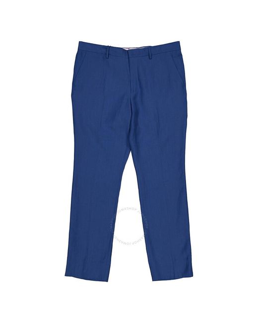 Burberry Blue Tailored Chino Pants for men