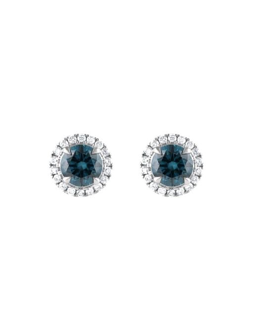 Brilliant Diamond Blue 14Kt 1.45 Carat Lab Grown Diamond Stud Earrings For for men