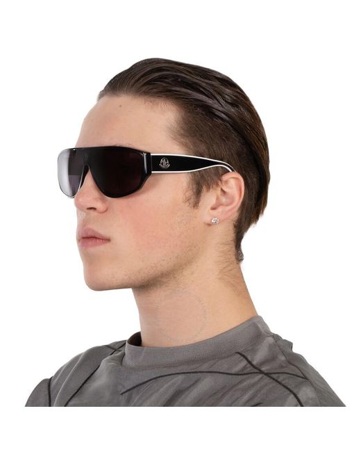Moncler Gray Tronn Smoke Shield Sunglasses Ml0260-f 01a 00