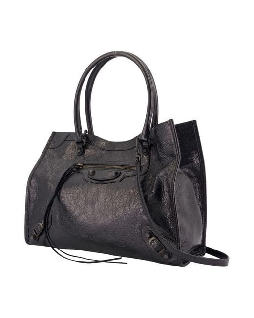 Balenciaga Black Le City Tote Shoulder Bag for men