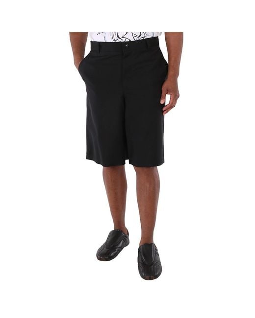 Burberry Black Cut-Out Detail Tailored Shorts, Brand Size 46 (Waist for men