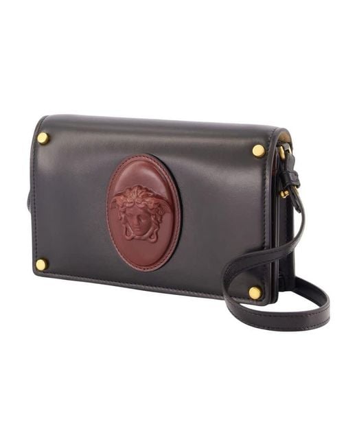 Versace Black Medusa Emblem Lambskin Wallet