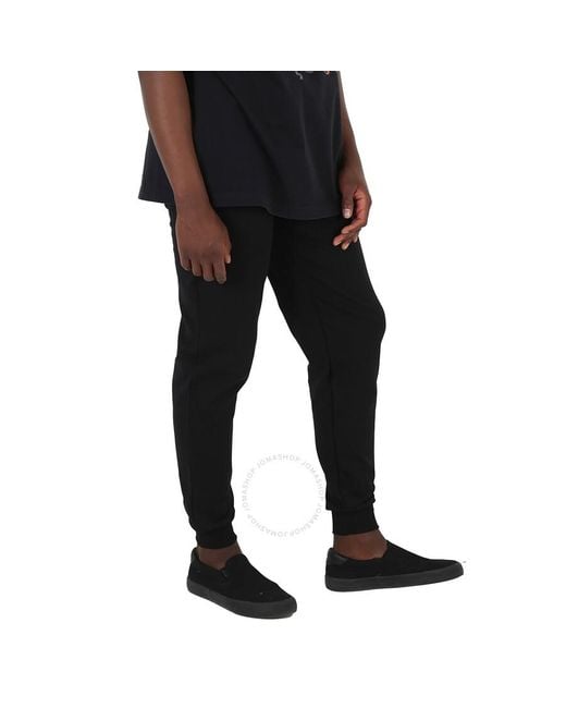 Moschino Black Underwear Logo Track Pants for men