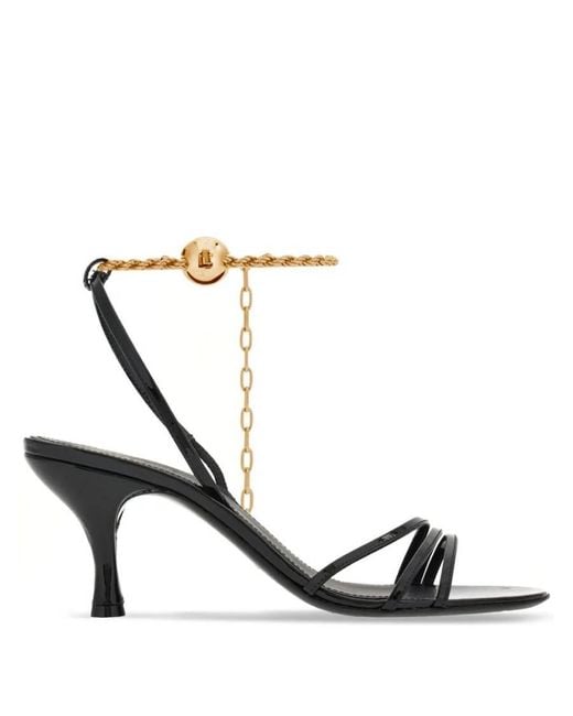Ferragamo Metallic Denise 70 Ankle Chain Sandals for men